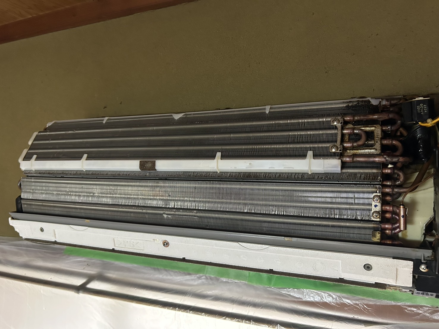 エアコン本体清掃後