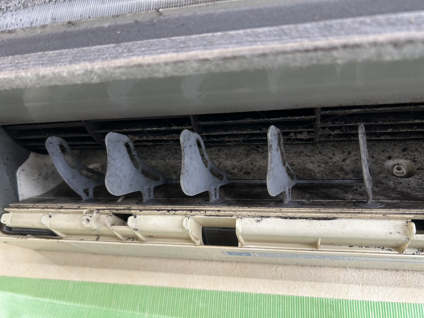 エアコンファン清掃前